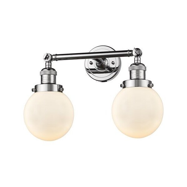 2 Light Vertical Bath Vanity Light